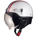 リード CR-760 ハーフヘルメット WH/RED/BL